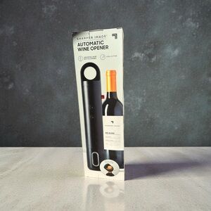 Sharper Image Black Electric Wine Opener